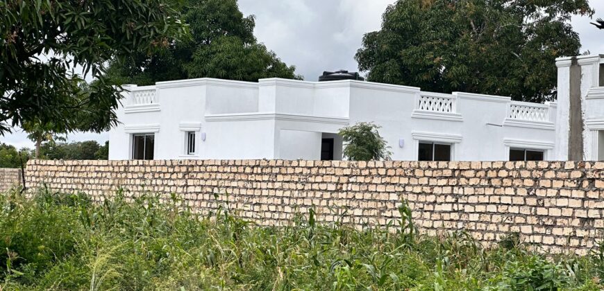 Modern 3-Bedroom Bungalow for Sale in Kilifi – Prime Location and Contemporary Design