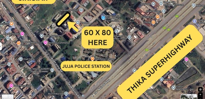 Prime Plot For Sale in Juja Town