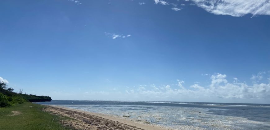 Prime Beach Front Land for Sale in Vipingo